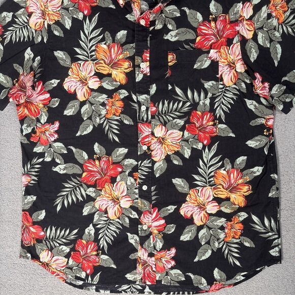 Denim & Supply Ralph Lauren Button Down Shirt Men’s XL Floral Hawaiian Cotton - Picture 2 of 13